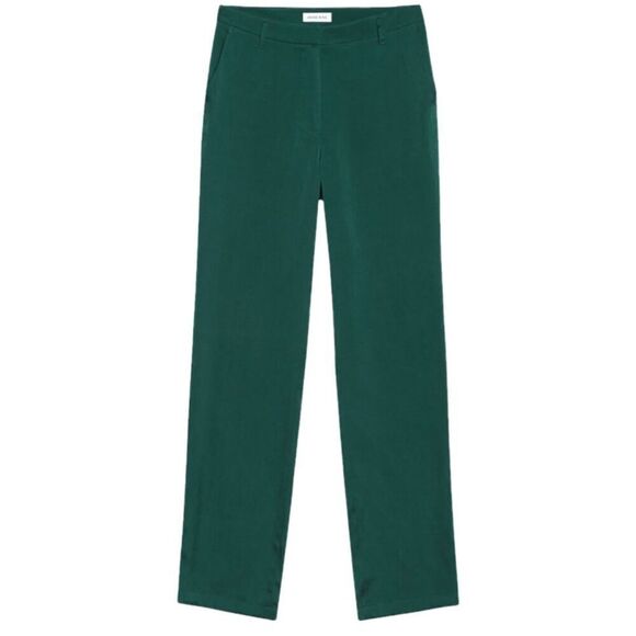 Anine Bing Classic Pants Emerald Green - Picture 9 of 13